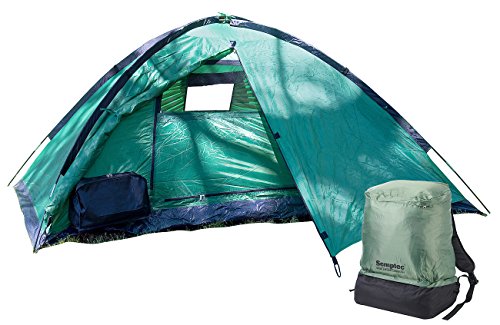 Semptec Urban Survival Technology Rucksackzelt: Ultrakompaktes Rucksack-Kuppelzelt, 2 Personen, 1.500 mm Wassersäule (Camping Zelt)