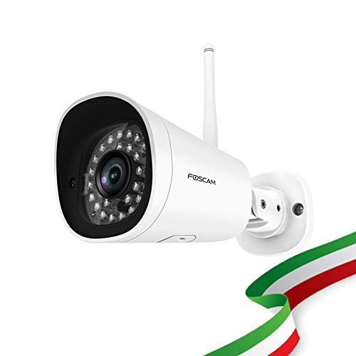Klicken Sie zum Öffnen des erweiterten Blickwinkels Foscam – G4P – IP-Kamera außen 4 MP – Überwachungskamera WLAN mit Nachtsicht 20 m – Full HD 2 K – Bewegungserkennung