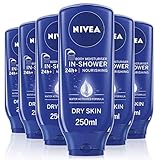 Nivea In-Shower Body Moisturiser Nourishing, 250 ml - by NIVEA
