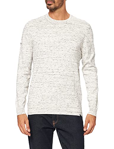 Superdry Herren Vintage EMB Cotton/Cash Crew Pullover Sweater, Athletic Grey Marl, XL
