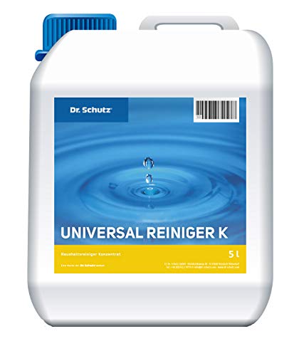 Dr.Schutz Universalreiniger K (5 Liter) - für die gründliche und regelmäßige Reinigung in Küche, Bad, WC