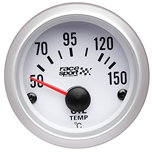 Sumex gaug528 Race Sport Öl Temp Thermometer, 12 V, weiß