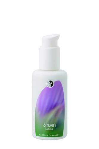 Martina Gebhardt Naturkosmetik Salvia Face Lotion | Enthält Hochwertige Bio-Öle wie Olivenöl, Mandelöl & Sheabutter | Demeter |Sehr feuchtigkeitsspendend | 3 x 100 ml