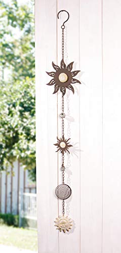 Dekohänger"Sonne" aus Metall für Innen + Außen, Gartendeko, Wandschmuck, Wanddeko