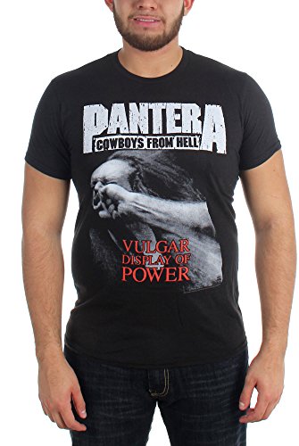 Bravado Herren Pantera Vulgar Display of Power T-Shirt - Schwarz - Groß