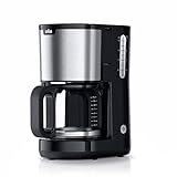 Braun Household PurShine KF 1500 BK Kaffeemaschine - Filterkaffeemaschine mit Glaskanne für bis zu 10 Tassen, OptiBrew-System, Automatische Abschaltung, 1000 Watt, Schwarz
