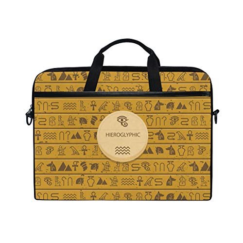 LUNLUMO Ancient Egypt Hieroglyphics 15 Zoll Laptop und Tablet Tasche Durable Tablet Sleeve for Business/College/Women/Men
