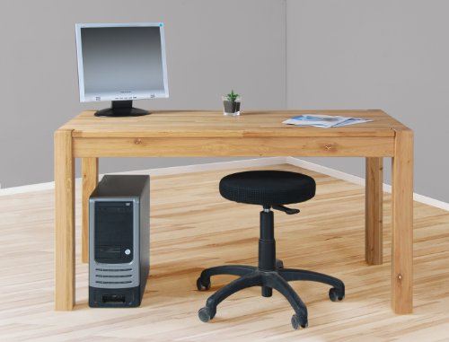 Schreibtisch Computertisch Esstisch in Wildeiche/Eiche geölt 4512-1