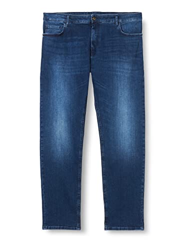 Sisley Herren Trousers 4N3HSE00Y Jeans, Dark Blue Denim 902, 30