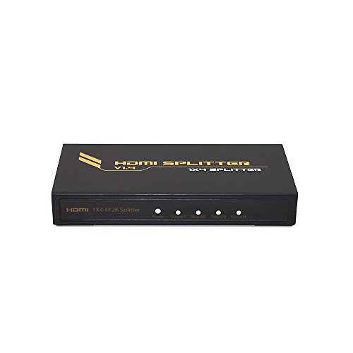 PNI 4HDMIP HDMI Premium Splitter mit 4 Ports Schwarz