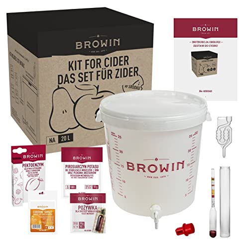 Browin Das Set für Zider 20L STARTERSET WEINSET ZIDER SELBERMACHEN APFELWEIN