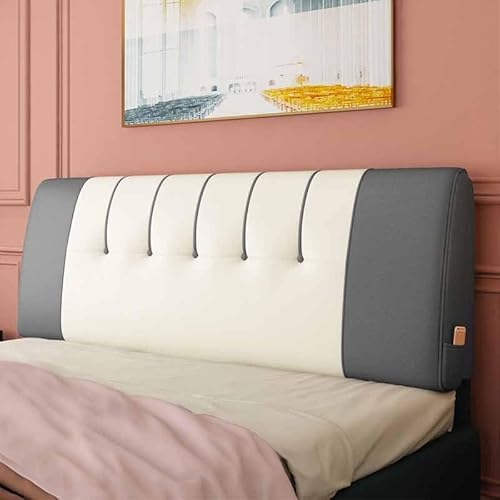 YWQJL Rückenkissen Bett Wandpolster Sofakissen Groß Rückenkissen Lendenwirbelkissen Polster Kopfteil Betthusse Kopfteil Headboard Cover Rückenstützkissen(B/,Paste160*60 * 6cm)