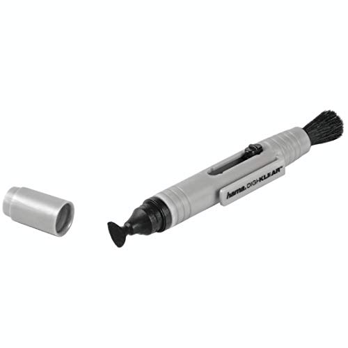 Hama Reinigungsstift zur Objektiv- und Filterreinigung, 12,5 cm lang, Lenspen Digi-Klear, Grau