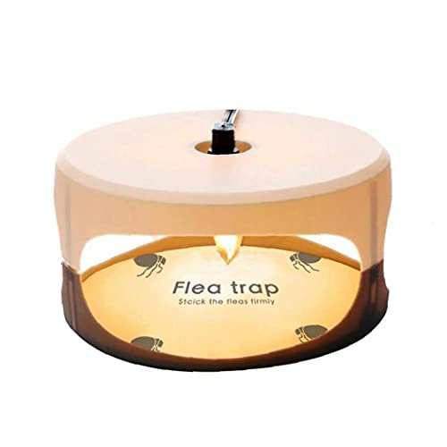 AAGOOD Floh Lampe Trap-Fliegen-Mörder Runde Einfache Installation Kleber Discs Beste Schädlingsbekämpfung