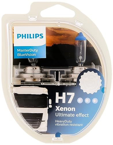 Philips Halogen Leuchtmittel MasterDuty Blue Vision H7 70 W 24 V