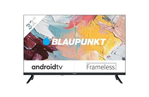Blaupunkt BA32H4382QEB Android TV 81 cm (32 Zoll) HD Fernseher (Smart TV, Chromecast, Triple Tuner) [Energieklasse E]