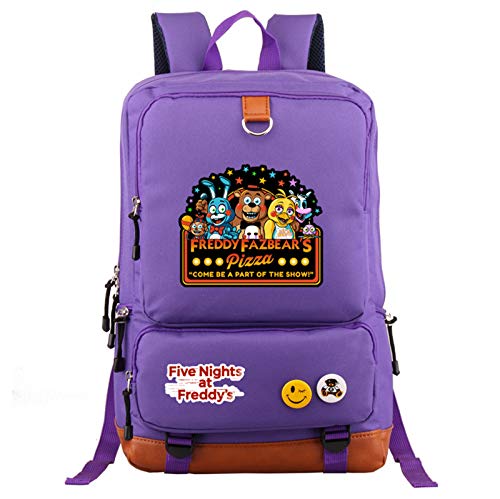 Unisex Fnaf Rucksack Schultaschen 17 Zoll Laptop Rucksack Schulrucksack Reisetasche Laptop Rucksack