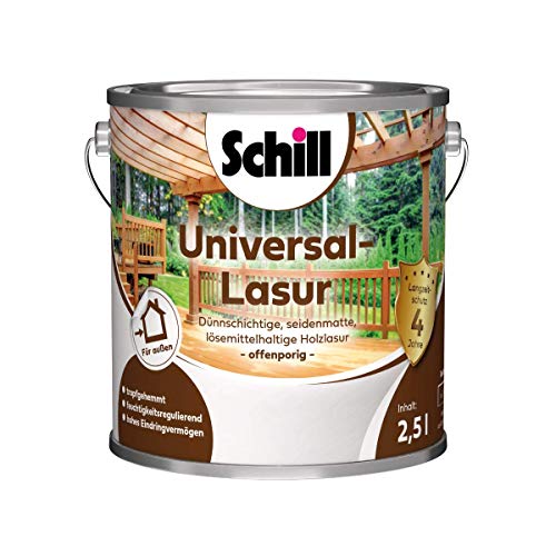 Schill Universal-Lasur - Holzlasur 2,5 Liter Ebenholz