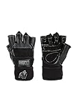 Gorilla Wear Dallas Wrist Wrap Gloves - schwarz Bodybuilding und Fitness Accessoires für Herren, M