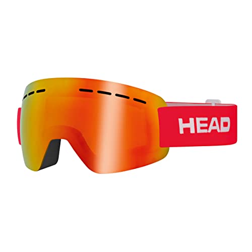 HEAD Solar FMR Skibrille, Red, L