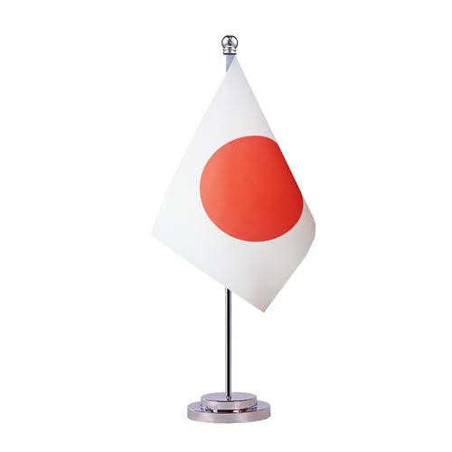 Japanische Tischflagge, Tischflagge, kleine Mini-japanische Tischflagge, Miniatur-Flagge, internationale Weltlandflaggen, Festival, Veranstaltungen, Feier, Bürodekoration (Japan)