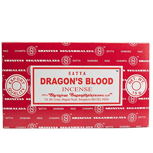 Räucherstäbchen Satya Räucherstäbchen Dragon 's Blood  12 Boxen von 15 -