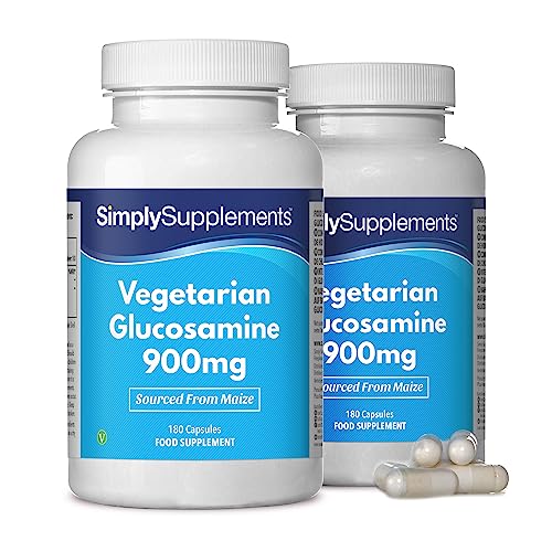 Vegetarisches Glucosamin 750mg - Geeignet für Veganer - 360 Kapseln - SimplySupplements