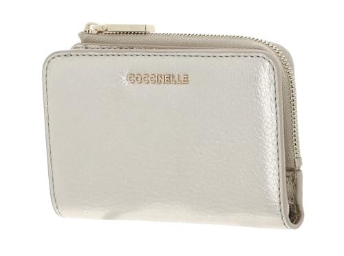 Coccinelle Metallic Soft Wallet Grained Leather Pale Gold