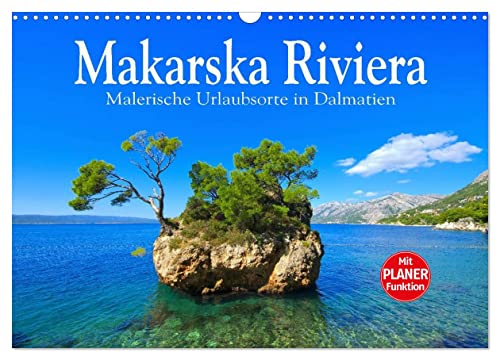 Makarska Riviera - Malerische Urlaubsorte in Dalmatien (Wandkalender 2024 DIN A3 quer), CALVENDO Monatskalender