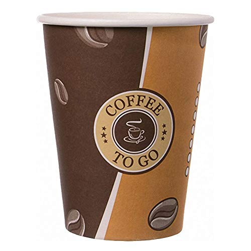 1000 Stk. Kaffeebecher Topline, "Coffee to go", Pappe beschichtet, 12oz., 300 ml