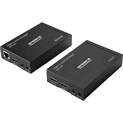 SpeaKa Professional SP-HDE-300 HDMI® Extender (Verlängerung) über Netzwerkkabel RJ45 60m