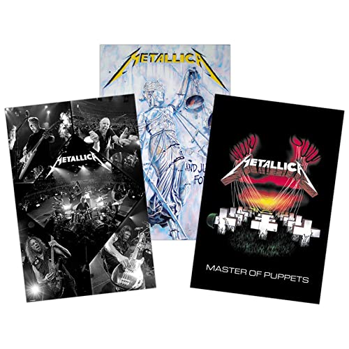 Close Up Metallica Poster 3er-Set 61 x 91,5 cm