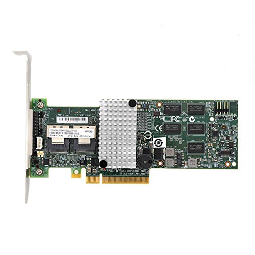 Heayzoki M5015-Array-Karte, Smart Array IBM M5015 Megaraid 9260-8i SATA/SAS-Controller RAID 6G PCIe x8 für LSI 46M0851, Unterstützung von SATA- und SAS-Festplattenlaufwerken mit 3 Gbit/s und 6 Gbit/s