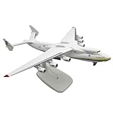 Ptdfjspt Flugzeugmodell, Flugzeugspielzeug zum Sammeln, Metalllegierung, Antonov An-225 Mriya, Flugzeugmodell, Nachbildung im Maßstab 1:400