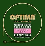 Optima 1747 EL Acoustic GOLD Strings, extra light