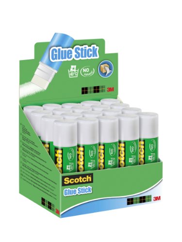 Scotch Office 21g Glue Sticks - White (Pack of 20)