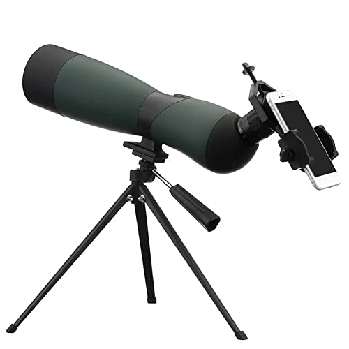 LITAWAY HD Monokular Teleskop Fernglas 25-75x70 Zoom Monokular HD Optik Vogel Spotting Teleskop mit Stativ Handyhalterung Outdoor Camping