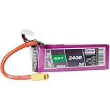 Hacker Modellbau-Akkupack (LiPo) 11.1V 2400 mAh Zellen-Zahl: 3 20 C Softcase XT60