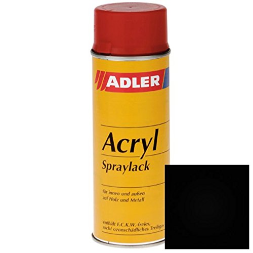 Acryl-Spraylack 400ml Schwarz matt Sprühlack Acryl Lackspray