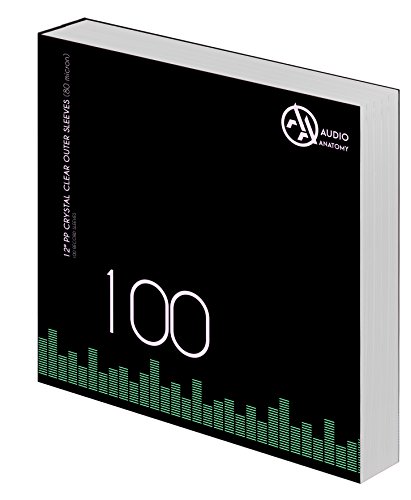 Audio Anatomy Vinyl-Außenhüllen 12" PP/80µ - Transparent, 100 Stück