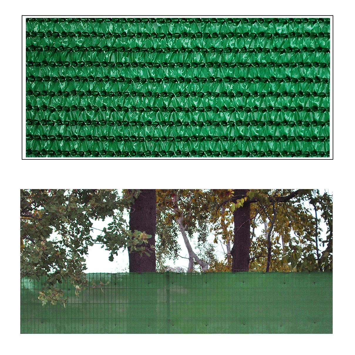 Helo 'J20' Sichtschutznetz Zaunblende 20 m Länge x 1,5 m Höhe (grün) aus HDPE Gewebe, hoch reißest, witterungs- und UV-beständig, ideal als Sichtschutz, Windschutz, Staubschutz oder Sonnenschutz Netz
