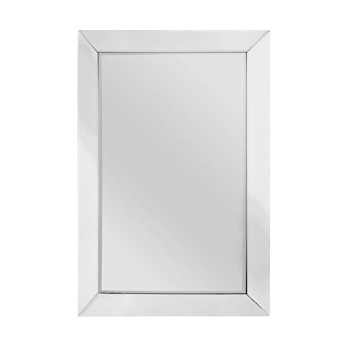 Premier Housewares Wandspiegel, Glas, Grau