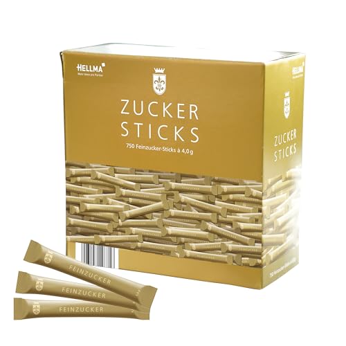 HELLMA Zucker-Sticks „Goldline“ - 750 Stück