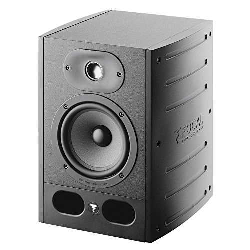 Focal Alpha 50 55 W Lautsprecher – Lautsprecher (2-Wege, mit Kabel, RCA/XLR, 55 W, 45 – 22000 Hz, schwarz).