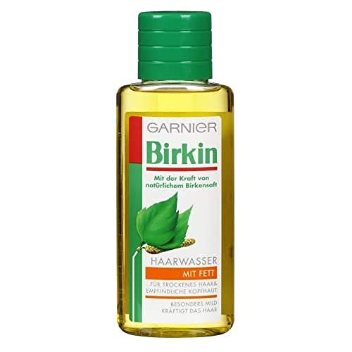GARNIER Birkin Haarwasser mit Fett/Haartonikum kräftigt das Haar (mit natürlichem Birkensaft - für trockenes Haar & empfindliche Kopfhaut) 3 x 250ml
