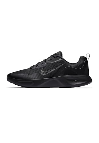 Nike Herren Wearallday Schwarzer Synthetik/Textil Sneaker Größe 42 EU Schwarz (Black)