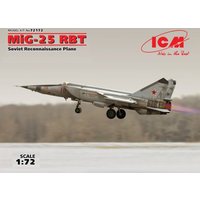 ICM 72172 MiG-25 RBT,Soviet Reconnaissance Plane (100% New molds) Modellbausatz, grau