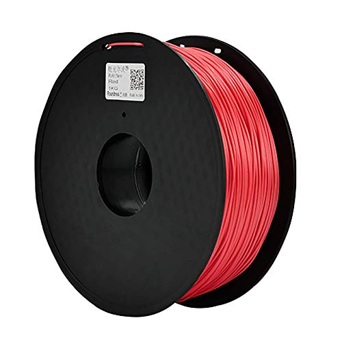 PLA-Filament 1,75 Mm, PLA-leitfähiges Filament 1 Kg Spule, 3D-Druckerfilament/Genauigkeit +/- 0,02 Mm Für 3D-Drucker Und 3D-Druckstift(Color:rot)