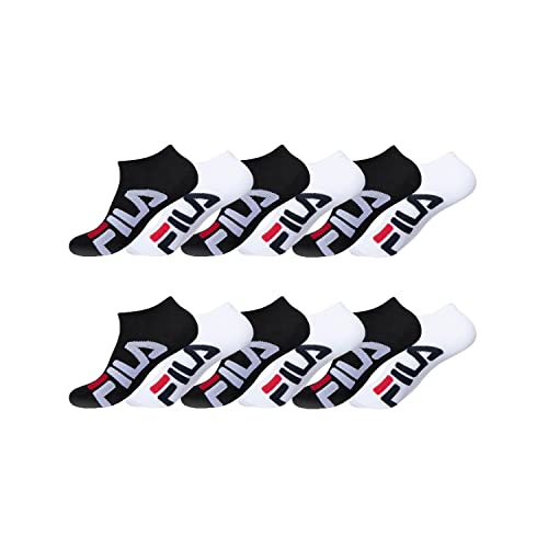 FILA Herren Chaussettes FI/1/TCX12 Socken, Multicolore, 43/46 (12er Pack)