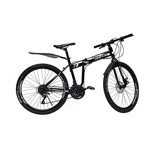 Begoniape 26 Zoll Mountainbike, Scheibenbremse MTB Fahrrad mit 21 Gang Schaltung, Federgabel Geschwindigkeits-Klapprad Fahrräder, Fahrrad für Herren Damen Heranwachsende